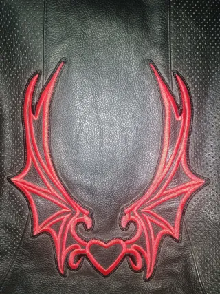 Chaqueta Moto Suomy Negra Roja Talla L