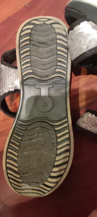 Sandalias Chik10 Plataforma Brillantes