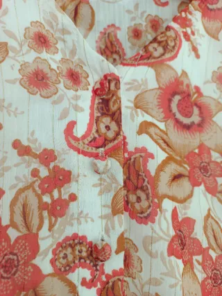 Vestido DEELUXE floral midi boho talla M