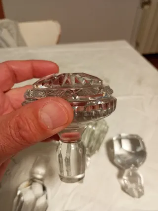 Lote de cristal de bohemia