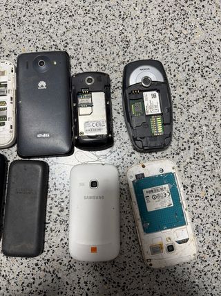Lote 9 teléfonos móviles Alcatel, Huawei, Nokia, S
