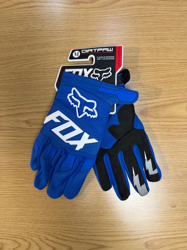 Guantes Fox Dirtpaw Azules 2