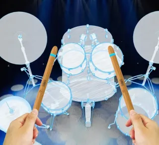 Baquetas Batería Electrónica Air Drum 4ª Gen