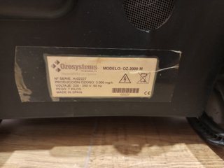 Generador Ozono OZ-3000