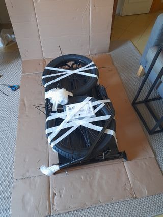 Remolque plegable para bicicleta