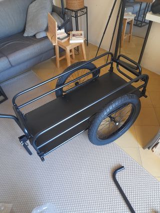 Remolque plegable para bicicleta