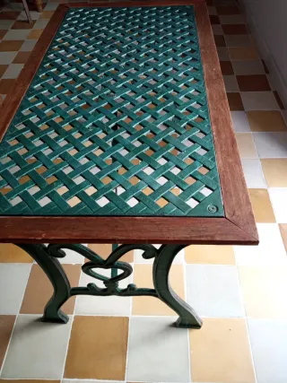 Mesa exterior en Sanlúcar de Barrameda
