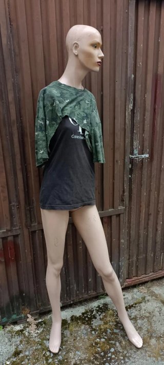 Busto maniquí con cabeza y piernas