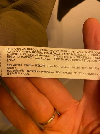 Camisa Massimo Dutti verde oliva