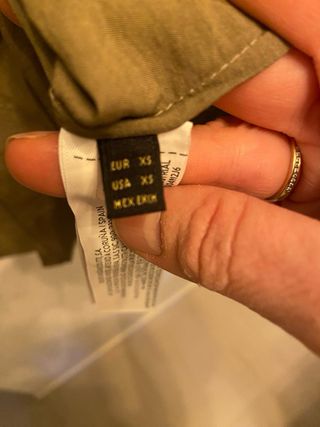 Camisa Massimo Dutti verde oliva