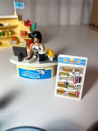 Acuario Playmobil con figuras