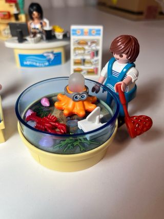 Acuario Playmobil con figuras