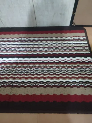 Alfombra de cocina con diseño de rayas