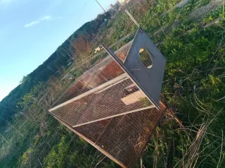 Jaula metálica para animales