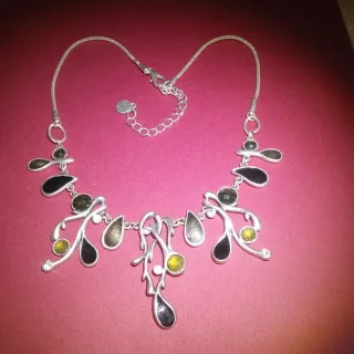 Collana Ikita Vintage Argento e Verde