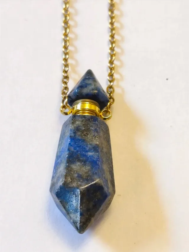 Colgante Botellita Perfumadora Mineral