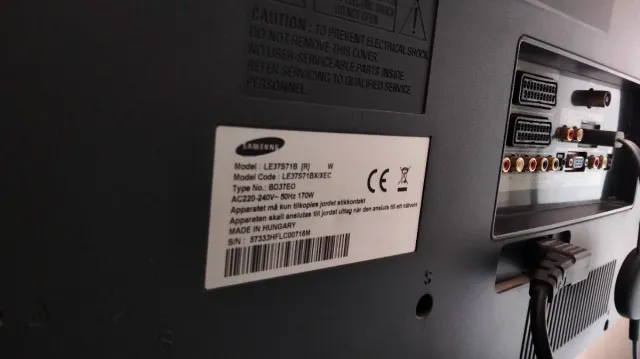 Televisión Samsung 37"