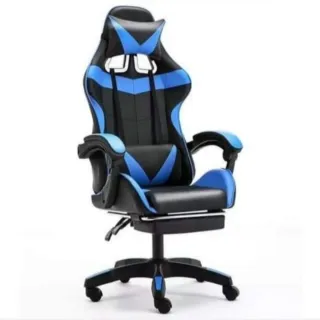 Sedia da gaming rosa e bianca