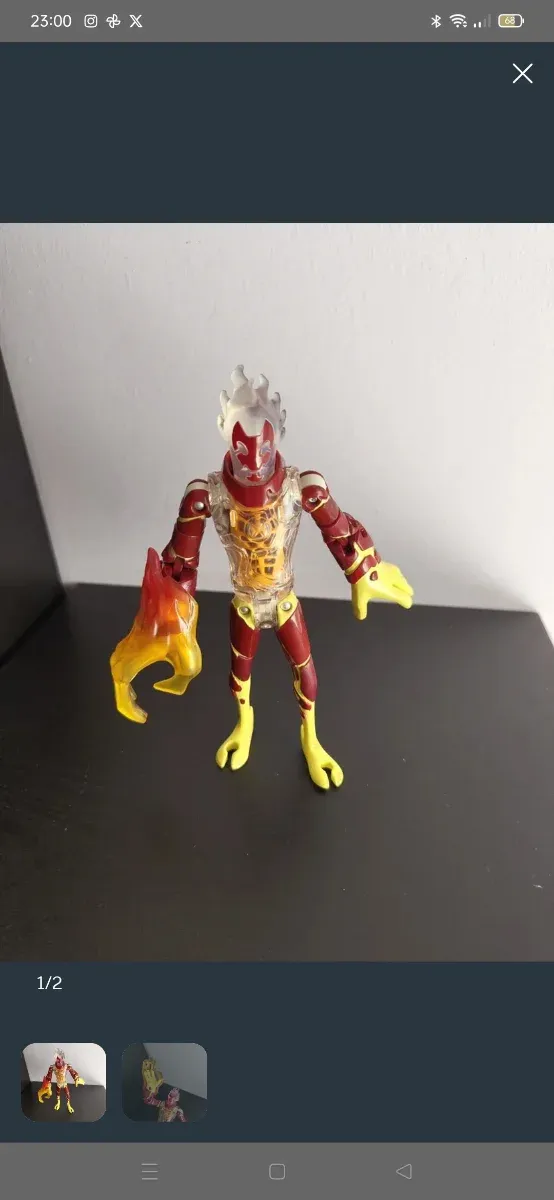 Pack Ben 10: Fuego, Piedra y Big Chill