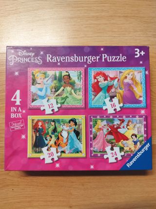 Puzzle Ravensburger Princesas Disney 4 en 1
