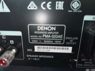 Amplificador Denon PMA-520AE Plata