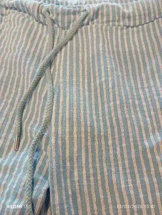 Pantalón ancho verano rayas