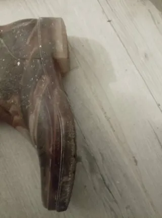 Botas de agua marrones y multicolor, sin marca