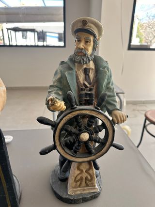 Figura Capitán timón vintage