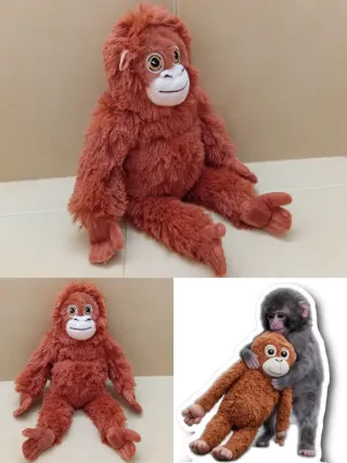 Peluche el mono de Punch Orangután muy suave NUEVO