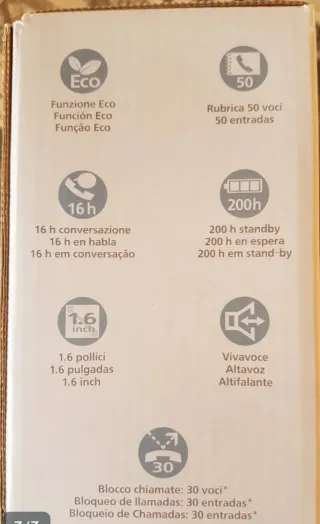 Teléfonos Inalámbricos Panasonic Negro KX-TGC31