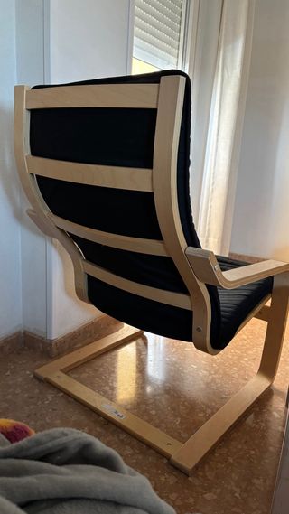 Hamaca de tela y madera