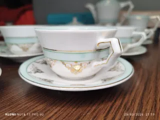 ANTIGUO JUEGO DE CAFE JAGER  AÑOS 40-50