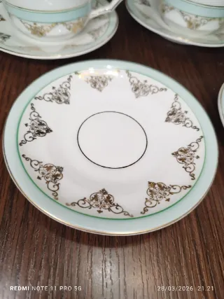 ANTIGUO JUEGO DE CAFE JAGER  AÑOS 40-50