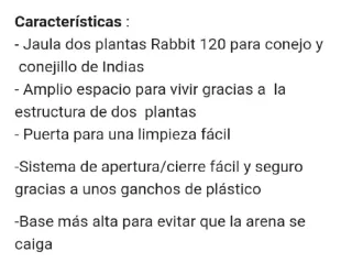 Jaula 2 pisos con rampa