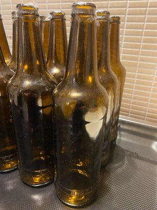 16 Bottiglie Birra Vetro Vuote 66cl