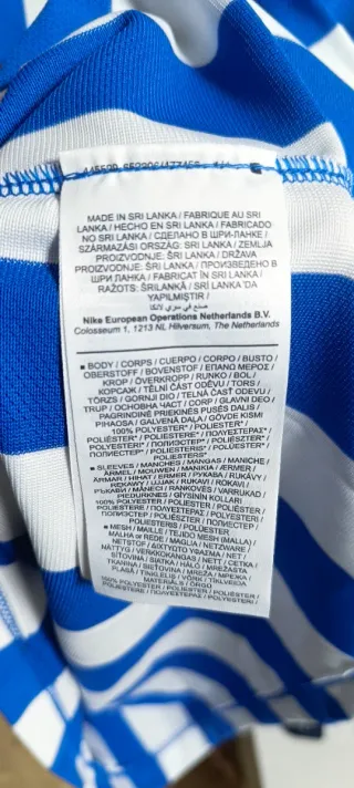 Camiseta Nike Dri-FIT Talla M Rayas