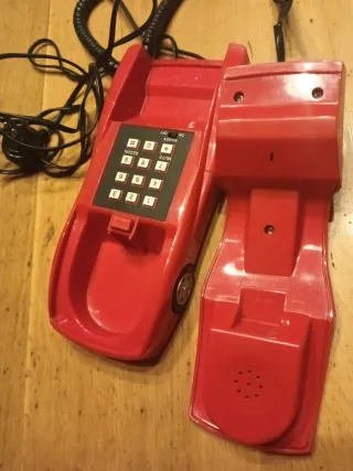 Telefono Ferrari Vintage Anni 80 Rosso
