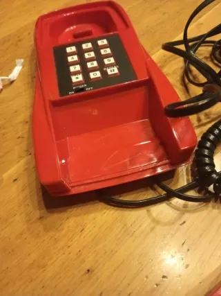 Telefono Ferrari Vintage Anni 80 Rosso