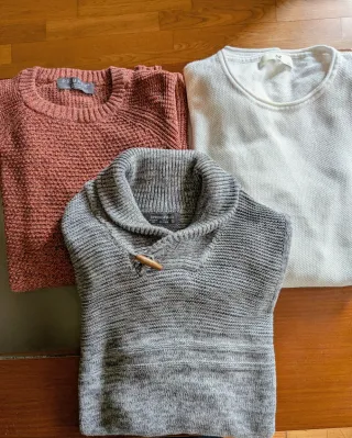 Lote 3 jerseys hombre