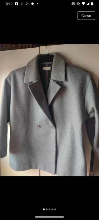 Abrigo 3/4 gris sin estrenar