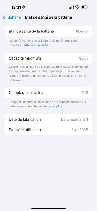 iPhone 16 Pro Max Dorado/Blanco Nuevo 96%