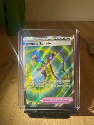 Carta Pokémon Amuleto Sagrado Entrenador 122/094