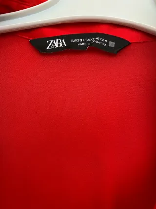 Camisa Zara Roja