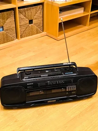 Radio Cassette Sony Doble Pletina Mega Bass