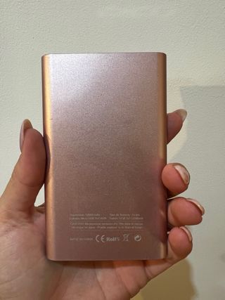 Powerbank Rosa metalizada