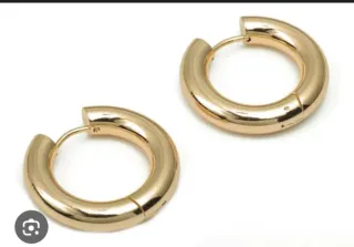 Pendientes Aro Circonitas Dorados