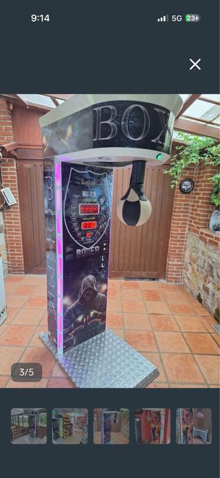 Máquina de Boxeo Champion Boxer Profesional