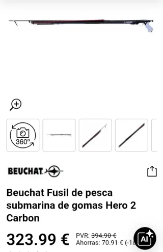 Fusil pesca submarina