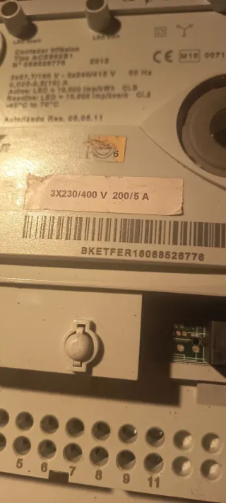 Medidor Trifásico Itron ACE6000 ACE662B1