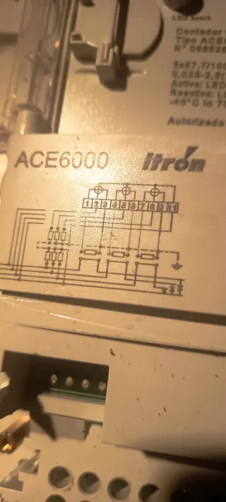 Medidor Trifásico Itron ACE6000 ACE662B1